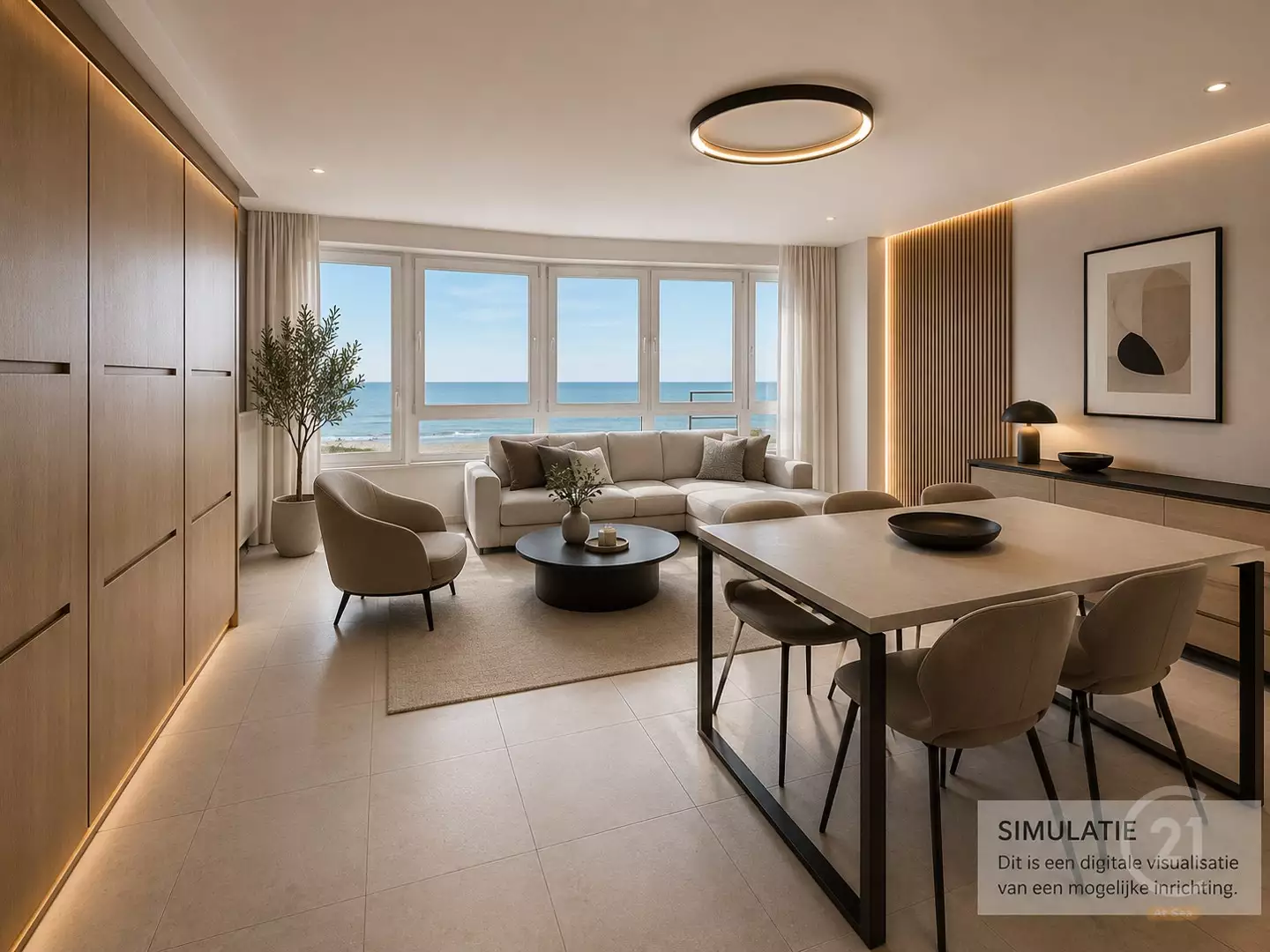 Ruim appartement met frontaal zeezicht – Residentie Acapulco, Westende-Bad